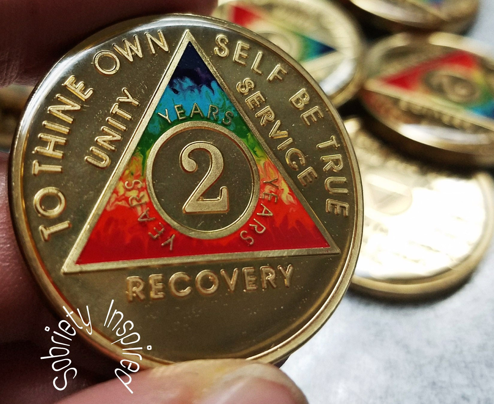 AA Sobriety Coins, More Color Choices – SOBRIETY INSPIRED By BEX