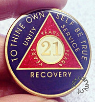 AA Coins for Sobriety, Patriotic Sparkle - B E X Coin Mint & SOBRIETY INSPIRED by BEX