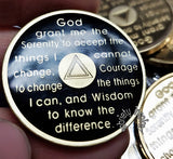 AA Coins for Sobriety, Purple Fire - B E X Coin Mint & SOBRIETY INSPIRED by BEX